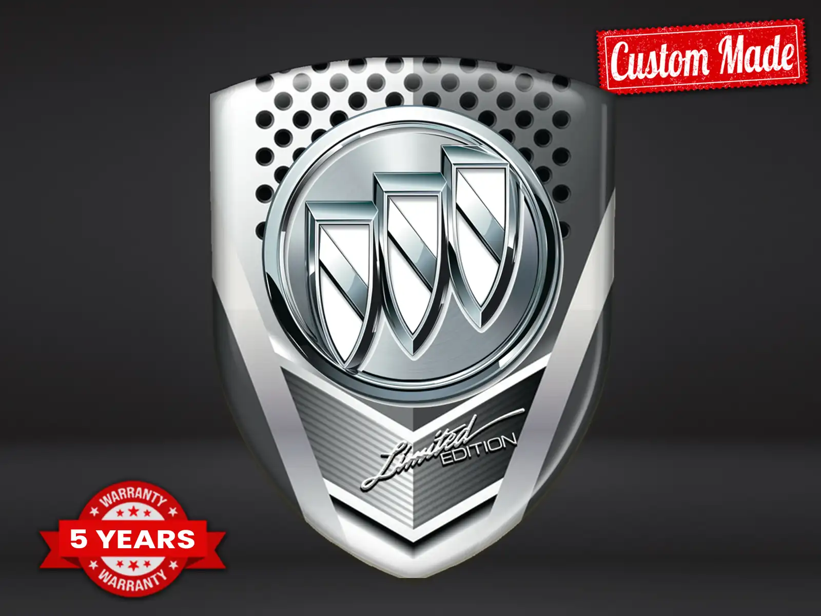 Buick Etiqueta Impermeable Profesional Resistente Minimalista
